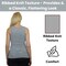 3-Pack Women's Regular Fit Cotton Blend Ribbed Tank Tops - Soft Breathable, Gym & Lounge Wear (M-2XL)